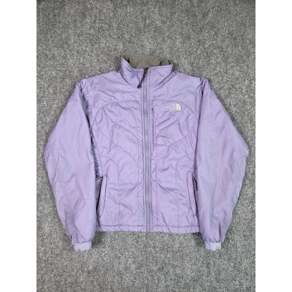 The North Face Puffer Jacket Womens XS Purple PrimaLoft Insulated Full Zip